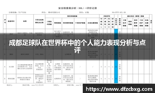 成都足球队在世界杯中的个人能力表现分析与点评